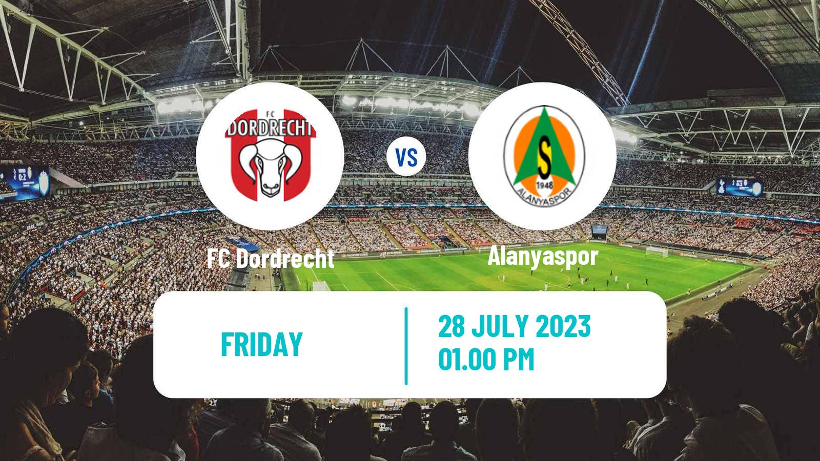 Soccer Club Friendly Dordrecht - Alanyaspor