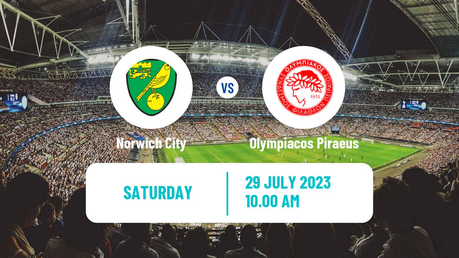 Soccer Club Friendly Norwich City - Olympiacos Piraeus