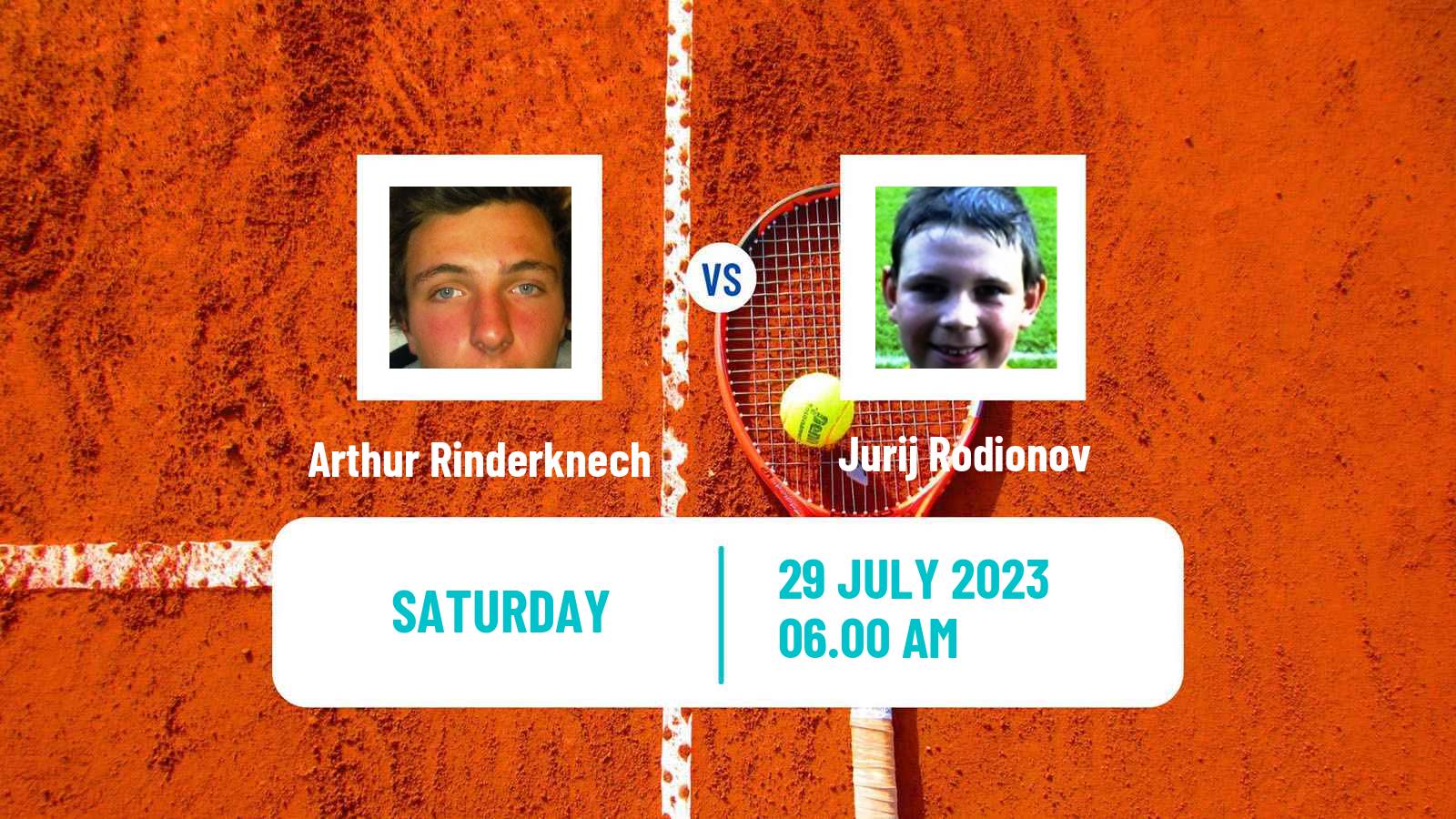 Tennis Zug Challenger Men Arthur Rinderknech - Jurij Rodionov