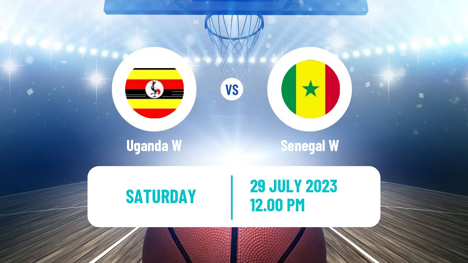 Basketball Afrobasket Women Uganda W - Senegal W