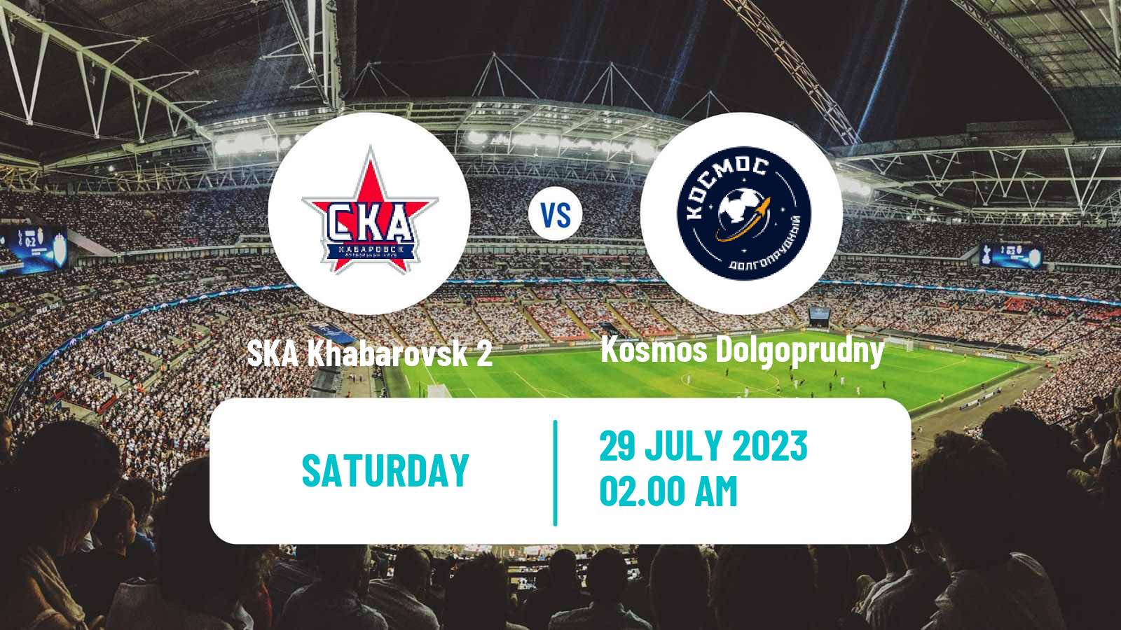 Soccer FNL 2 Division B Group 3 SKA Khabarovsk 2 - Kosmos Dolgoprudny