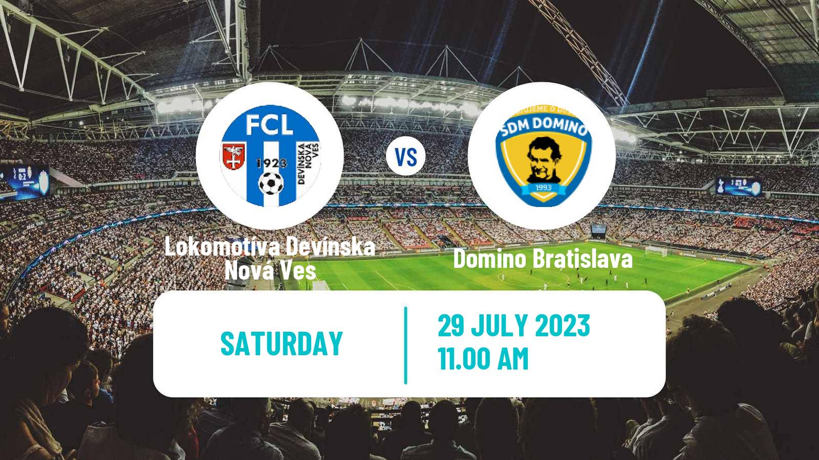 Soccer Slovak Cup Lokomotíva Devínska Nová Ves - Domino Bratislava