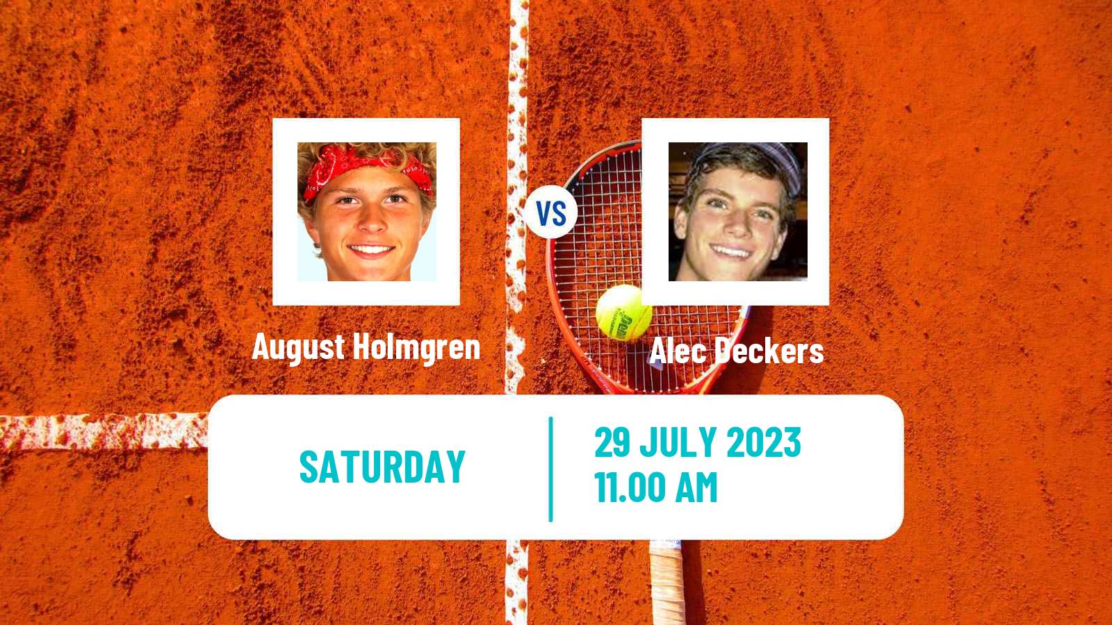 Tennis ITF M15 Vejle Men August Holmgren - Alec Deckers