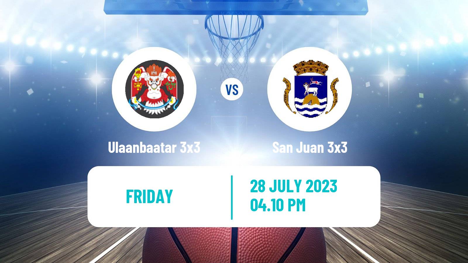Basketball World Tour Edmonton 3x3 Ulaanbaatar 3x3 - San Juan 3x3