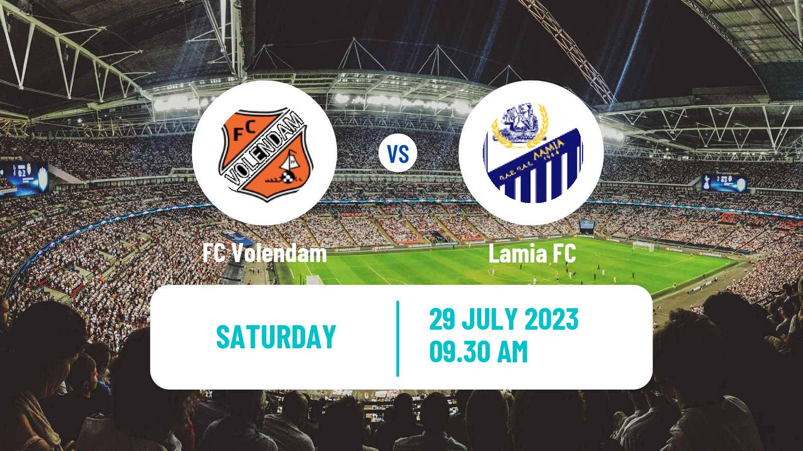 Soccer Club Friendly Volendam - Lamia