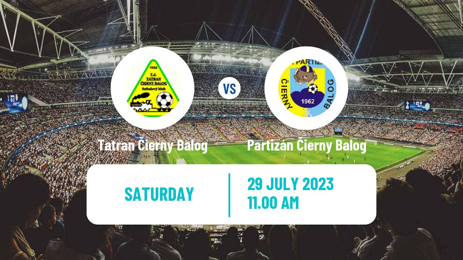 Soccer Slovak Cup Tatran Čierny Balog - Partizán Čierny Balog