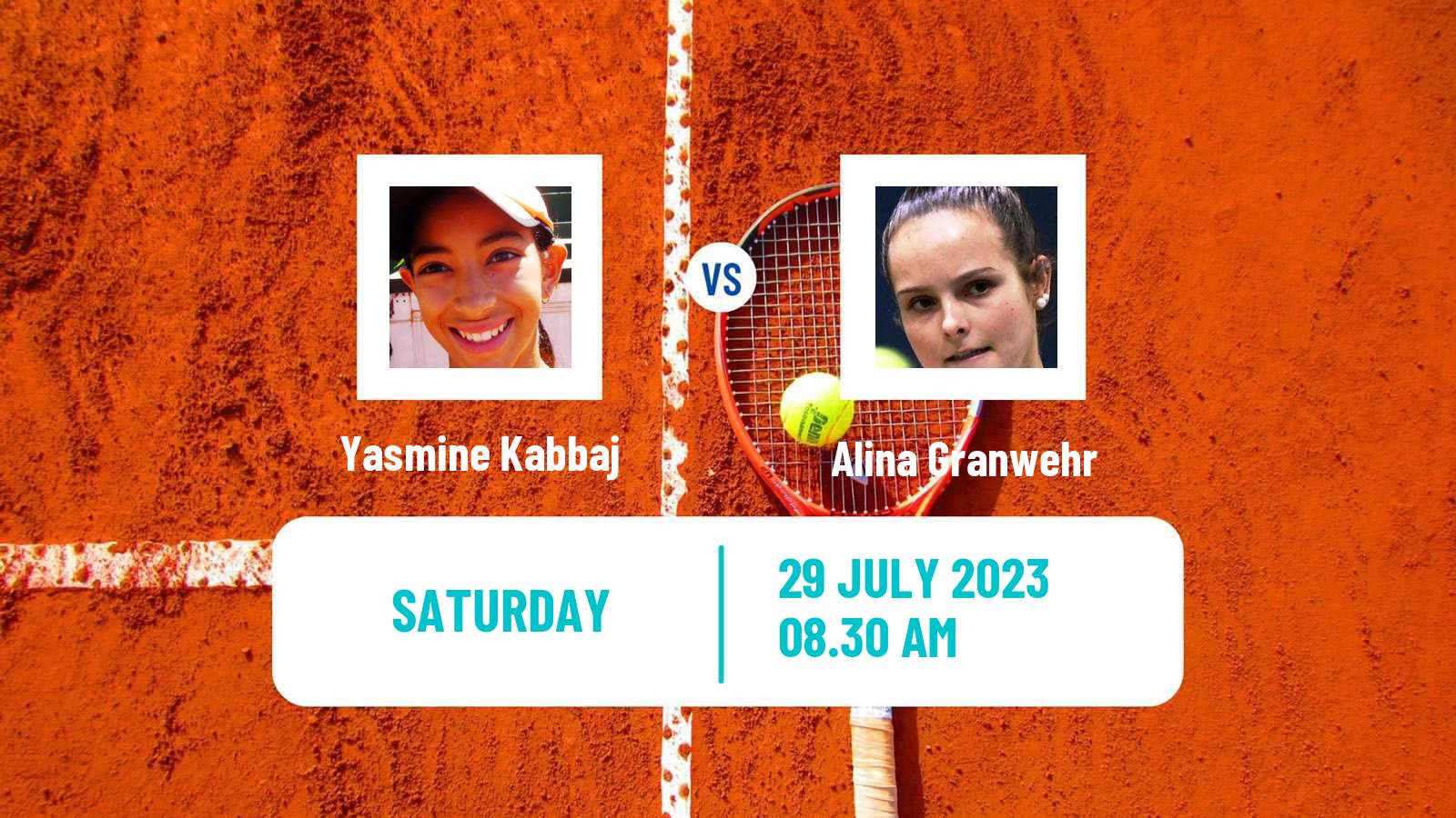 Tennis ITF W15 Casablanca 2 Women Yasmine Kabbaj - Alina Granwehr