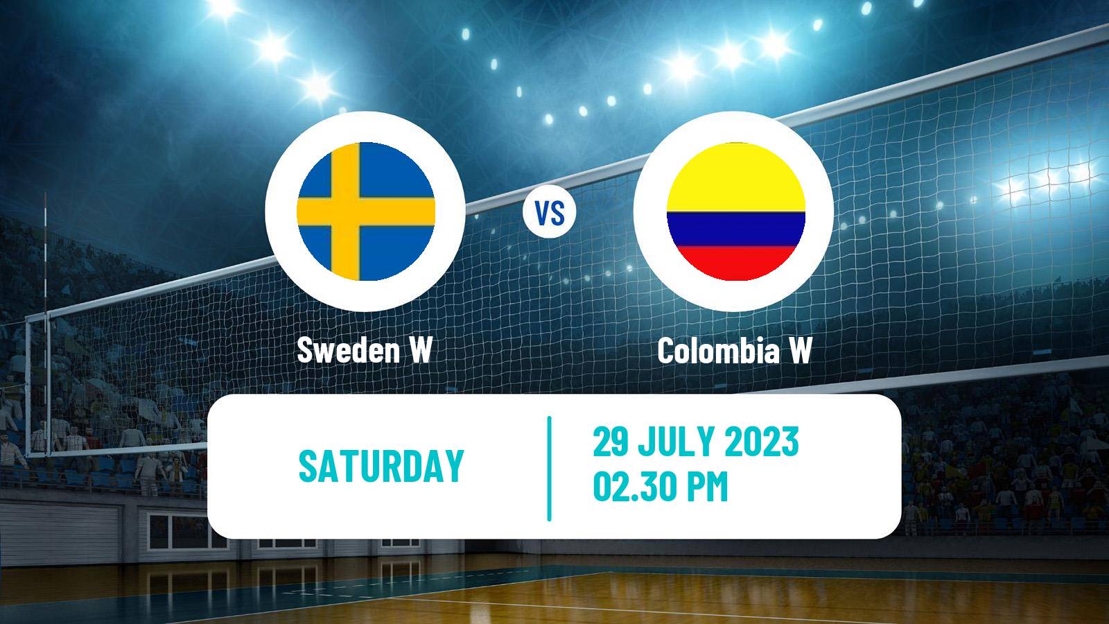 Volleyball Challenger Cup Volleyball Women Sweden W - Colombia W