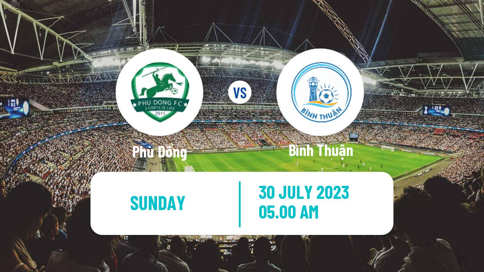 Soccer Vietnamese V League 2 Phù Đổng - Bình Thuận