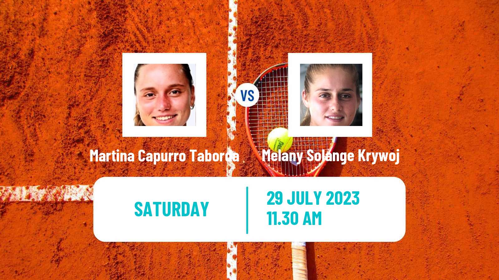 Tennis ITF W25 Bragado Women Martina Capurro Taborda - Melany Solange Krywoj