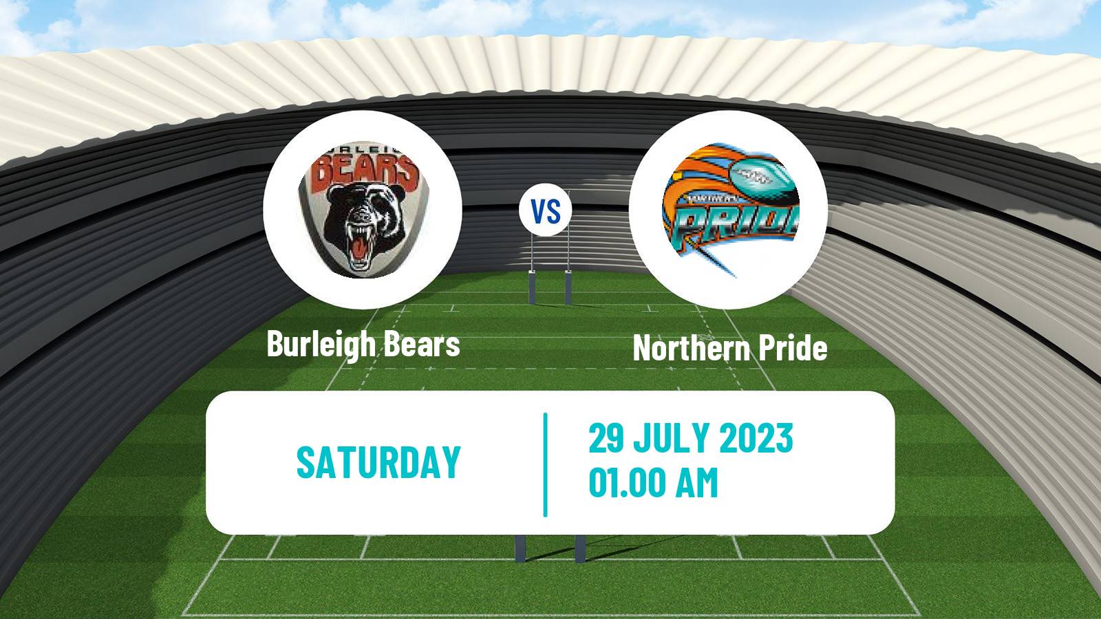 Rugby league Australian Queensland Cup Burleigh Bears - Northern Pride