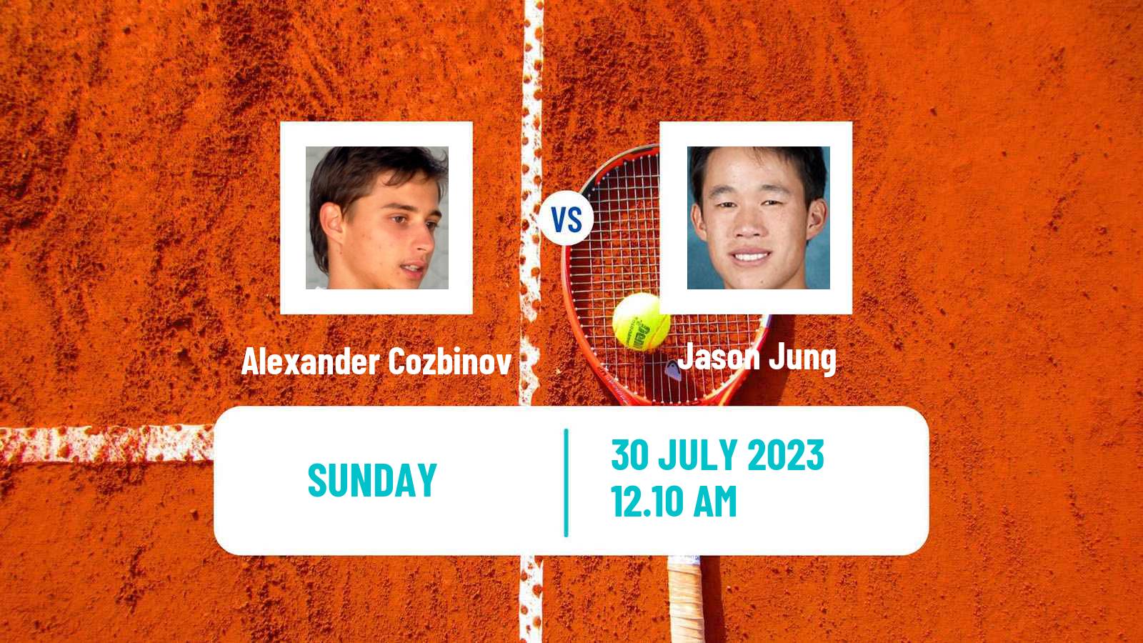 Tennis ATP Los Cabos Alexander Cozbinov - Jason Jung