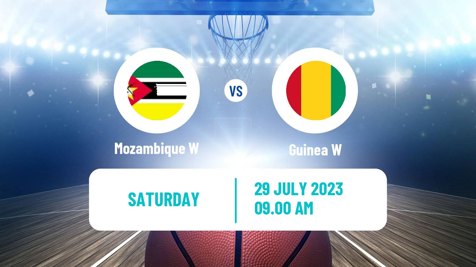 Basketball Afrobasket Women Mozambique W - Guinea W