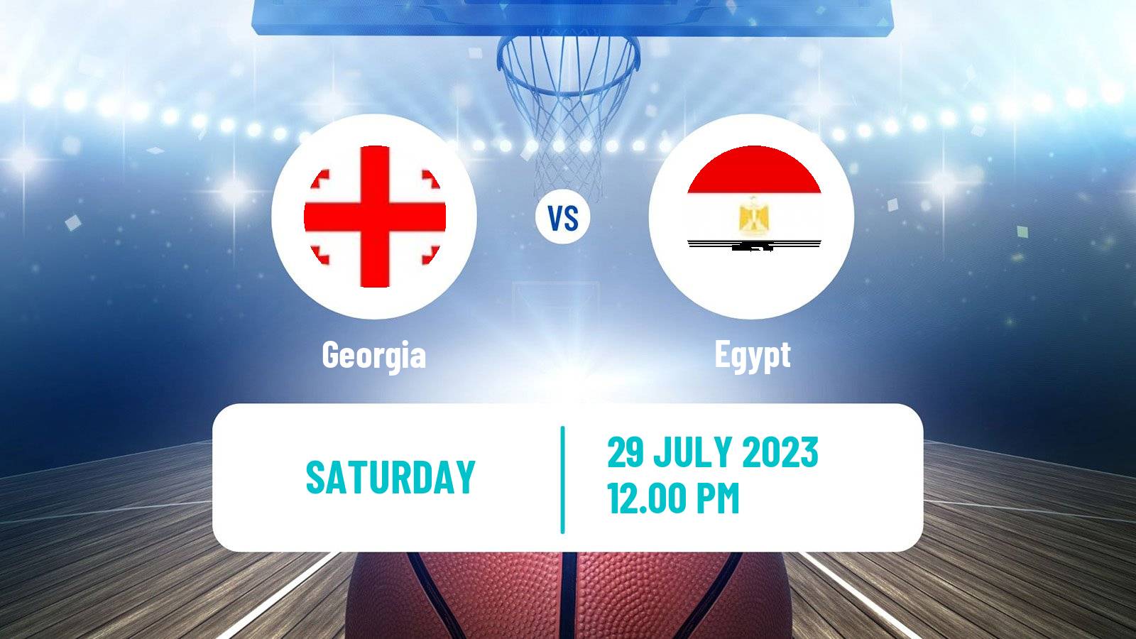 Basketball Friendly International Basketball Georgia - Egypt