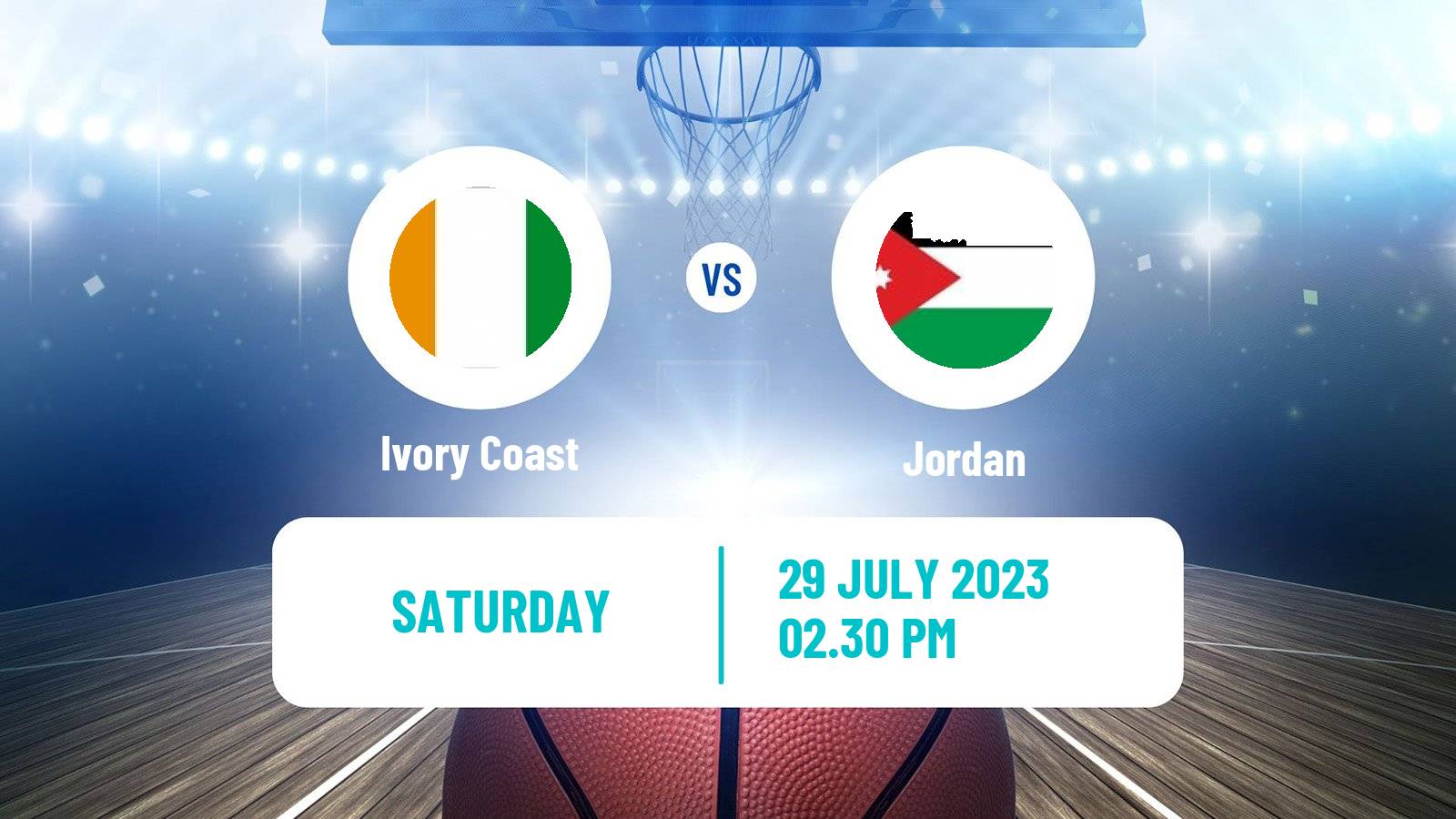 Basketball Friendly International Basketball Ivory Coast - Jordan