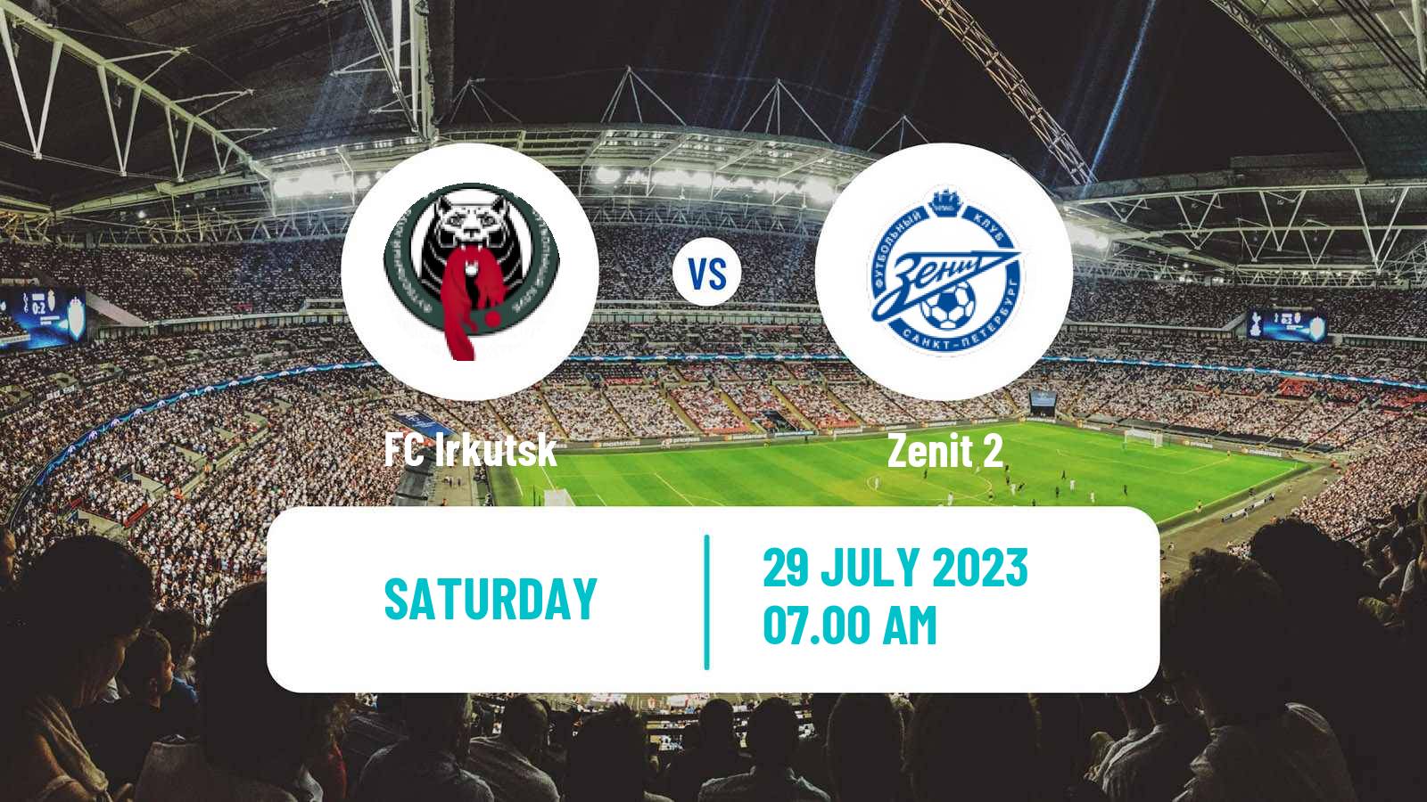 Soccer FNL 2 Division B Group 2 Irkutsk - Zenit 2