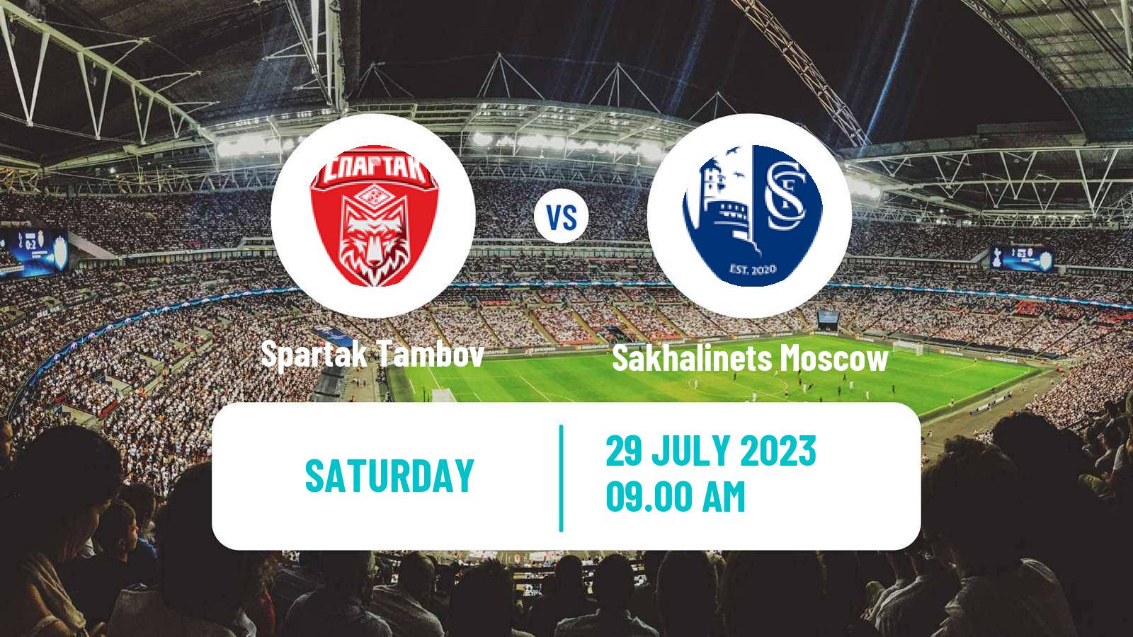 Soccer FNL 2 Division B Group 3 Spartak Tambov - Sakhalinets Moscow