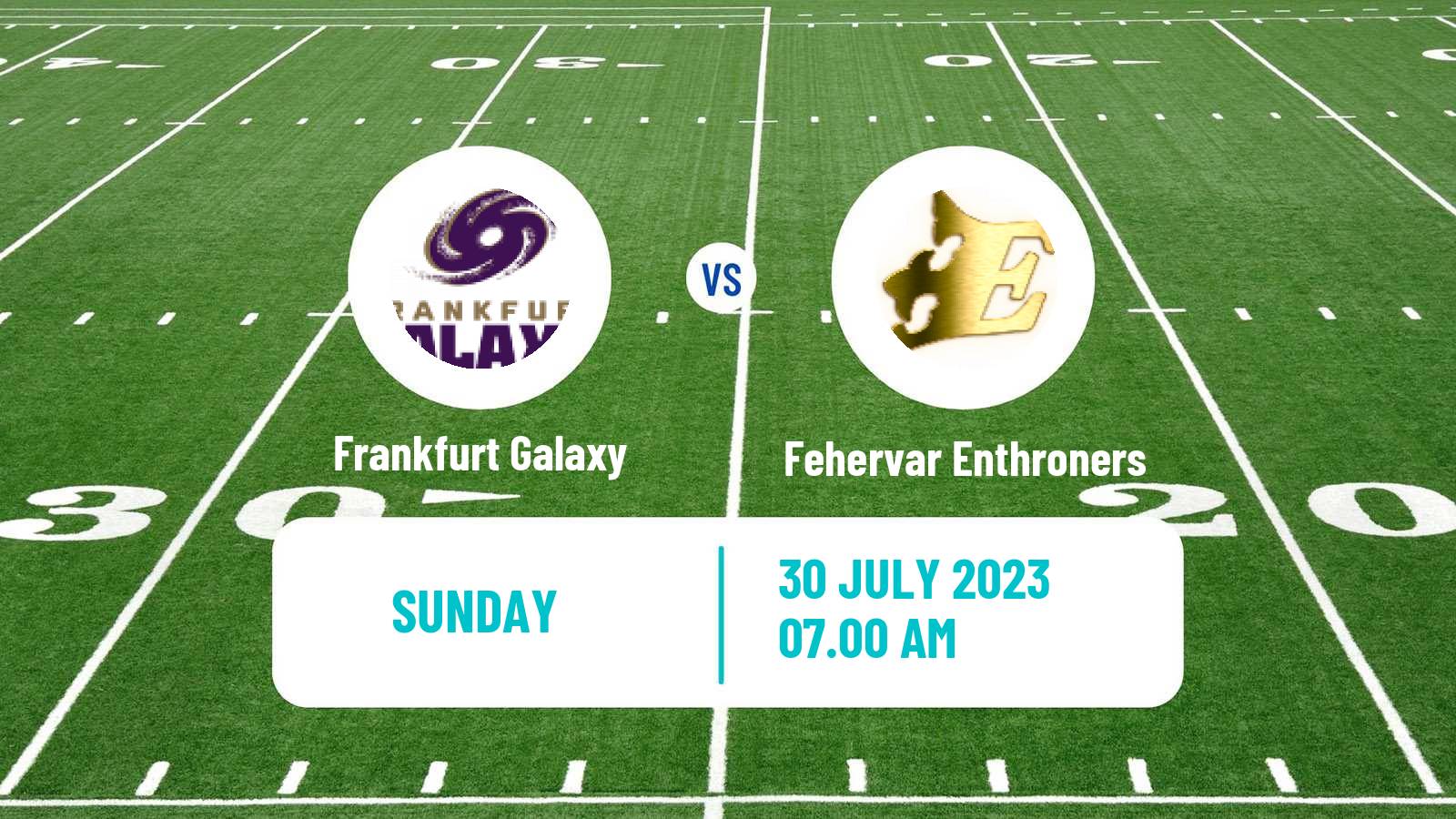 American football European League of American Football Frankfurt Galaxy - Fehervar Enthroners