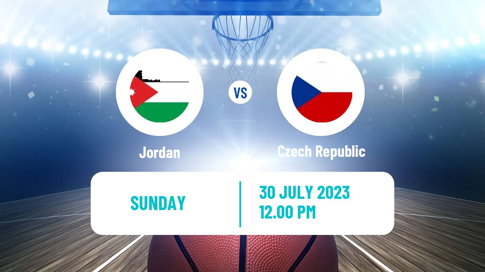 Basketball Friendly International Basketball Jordan - Czech Republic