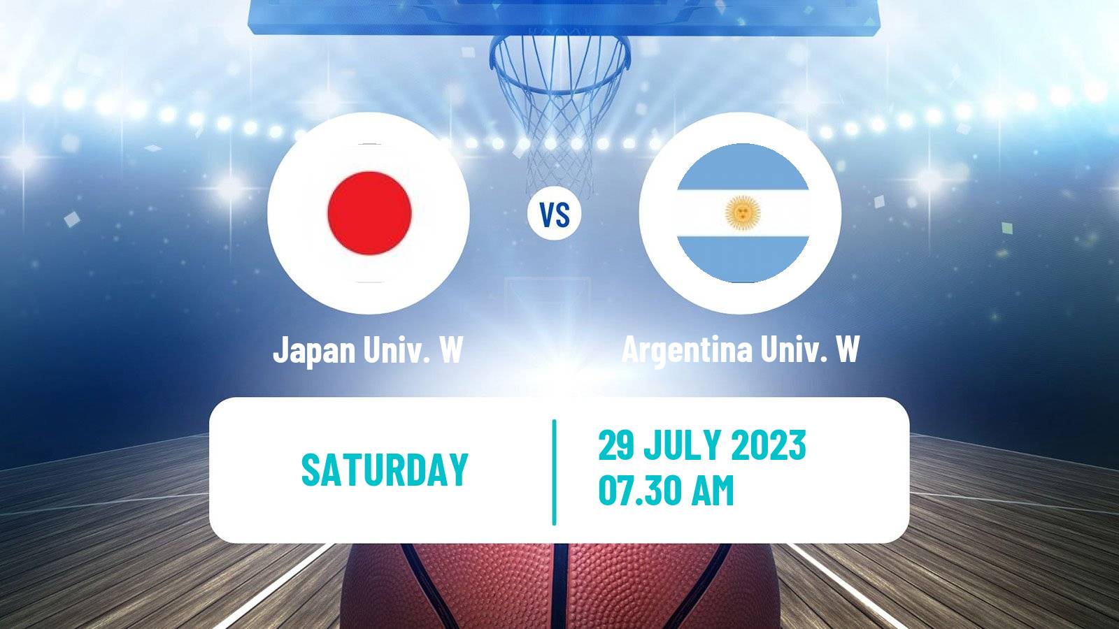 Basketball Universiade Basketball Women Japan Univ. W - Argentina Univ. W
