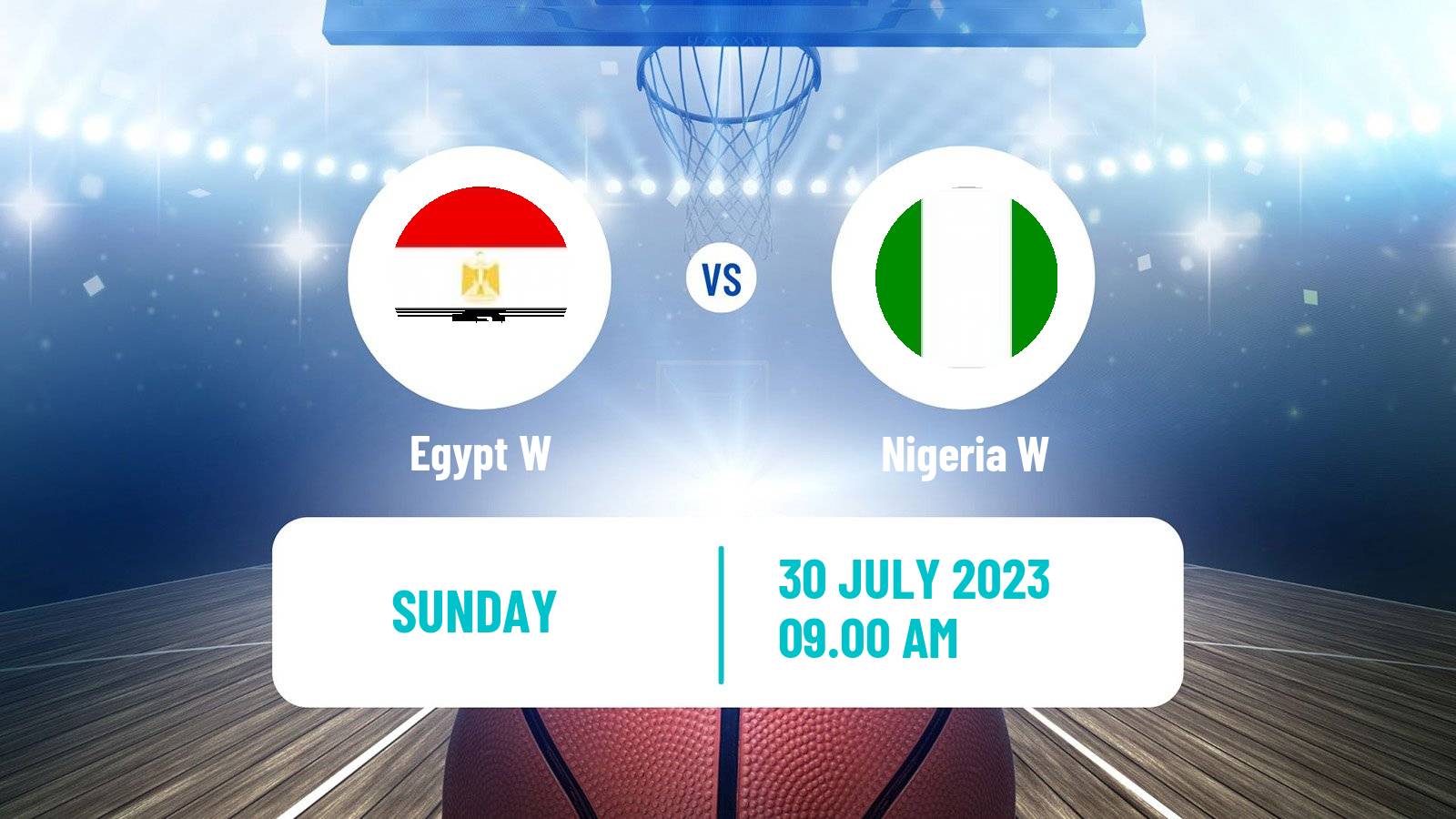 Basketball Afrobasket Women Egypt W - Nigeria W