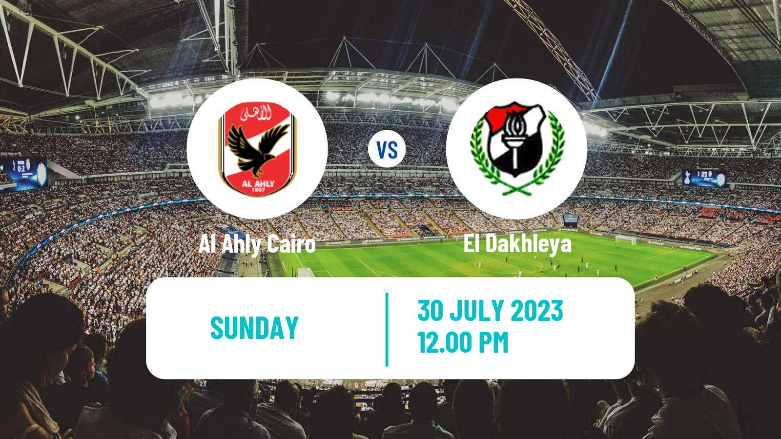 Soccer Egyptian Cup Al Ahly Cairo - El Dakhleya