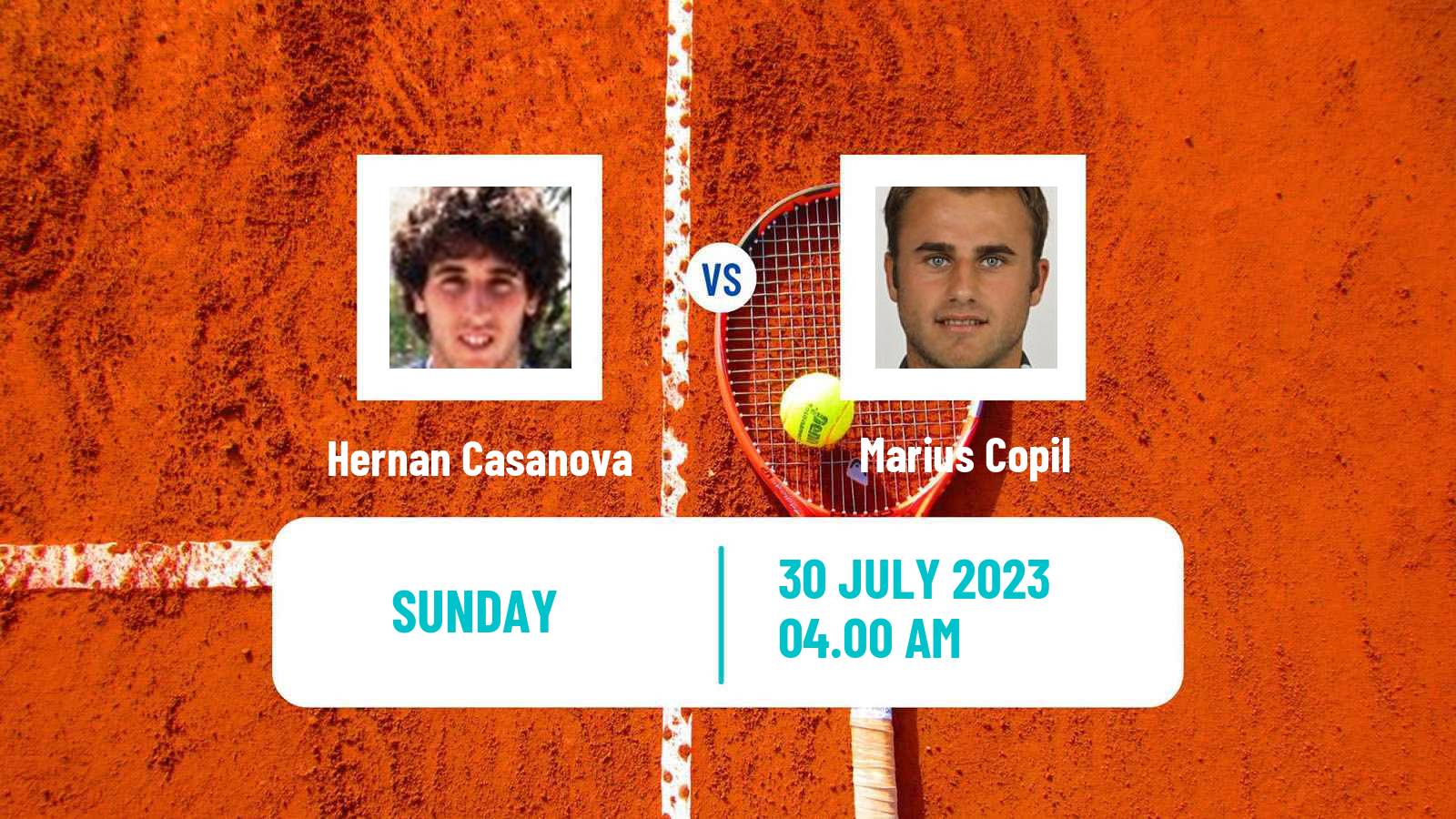 Tennis ITF M25 H Bacau Men Hernan Casanova - Marius Copil