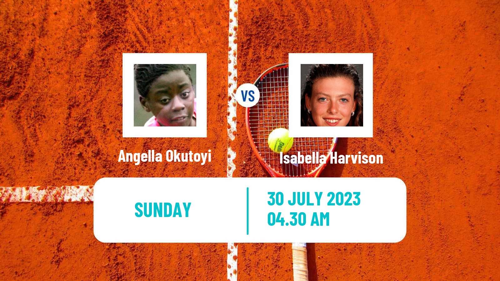 Tennis ITF W15 Monastir 25 Women Angella Okutoyi - Isabella Harvison