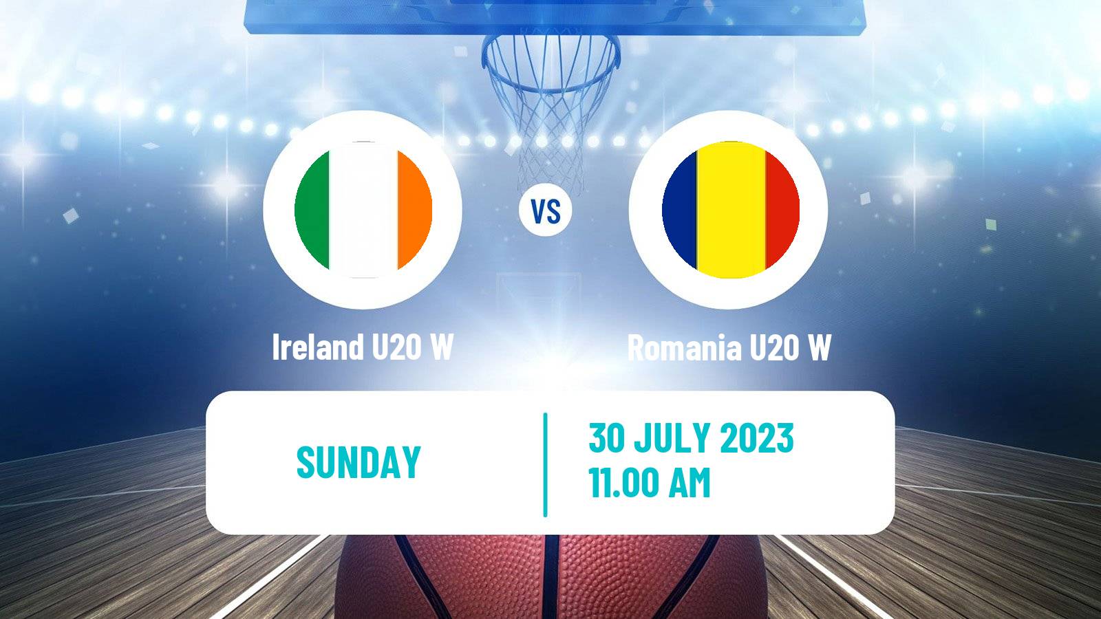 Basketball European Championship U20 B Basketball Women Ireland U20 W - Romania U20 W