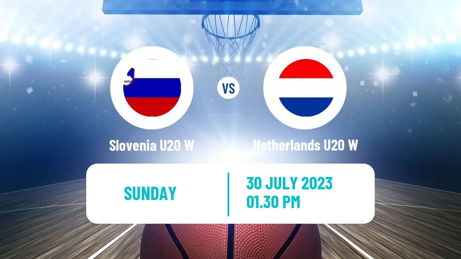 Basketball European Championship U20 B Basketball Women Slovenia U20 W - Netherlands U20 W