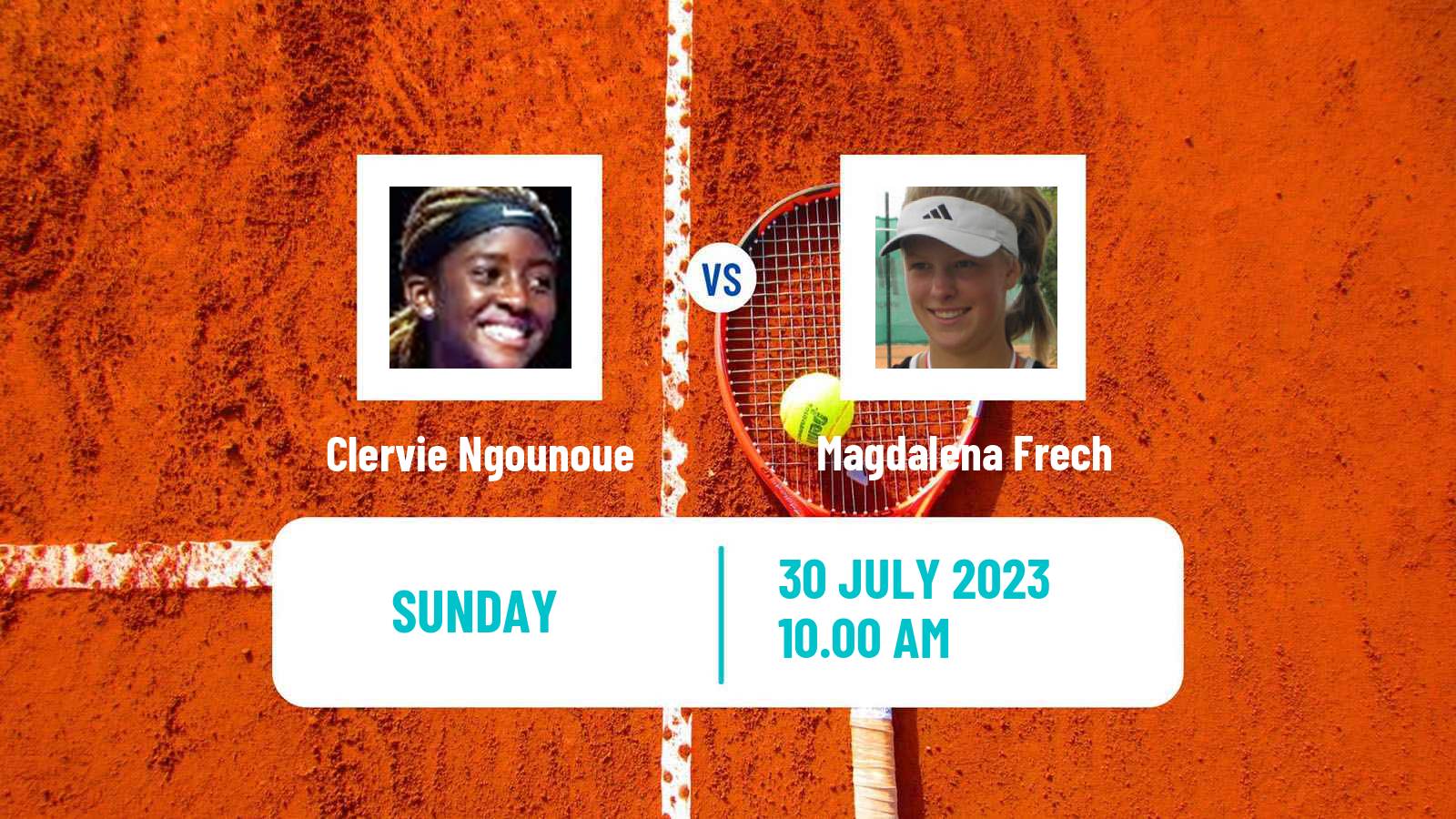 Tennis WTA Washington Clervie Ngounoue - Magdalena Frech