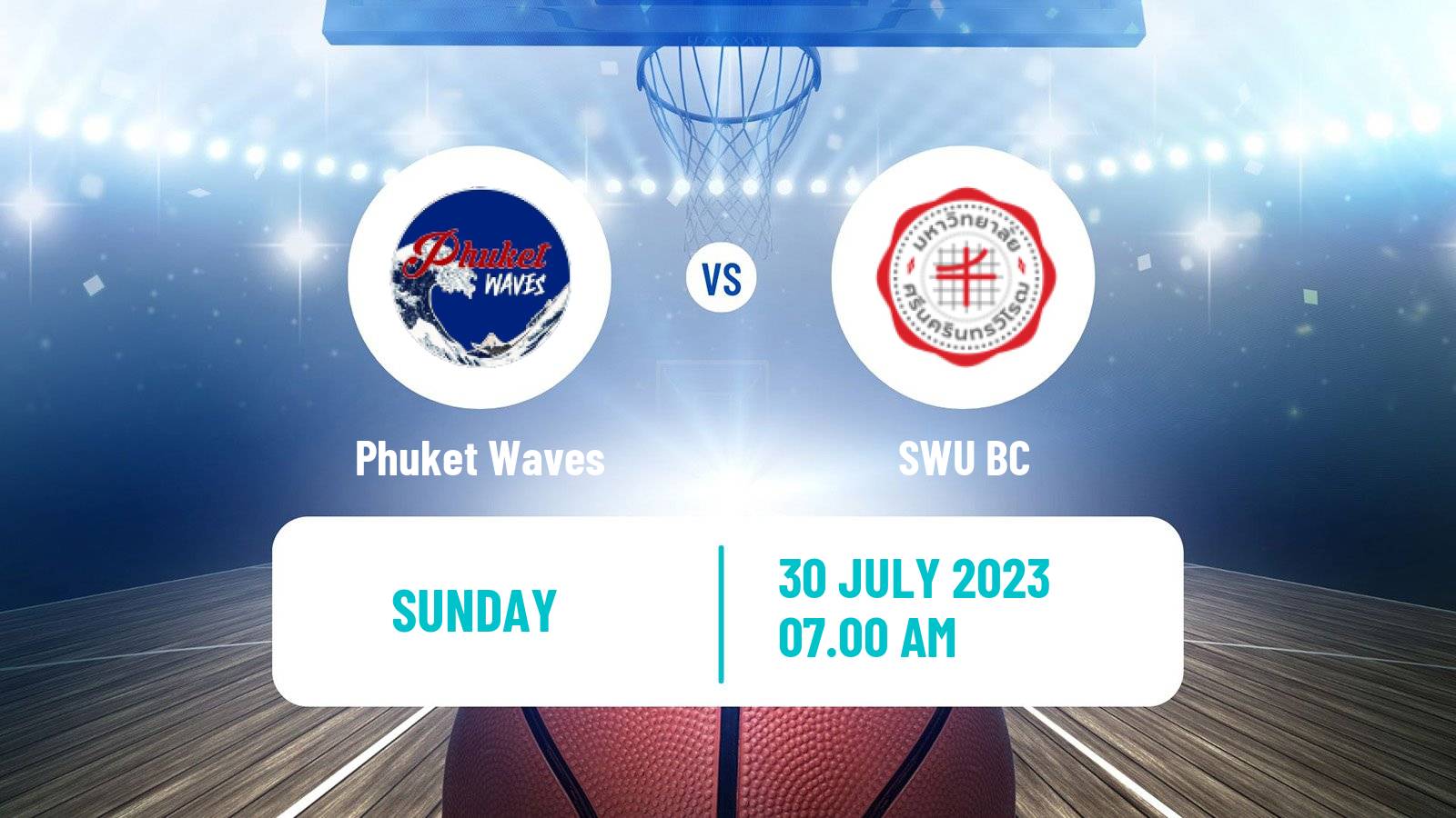 Basketball Thai TBL Phuket Waves - SWU