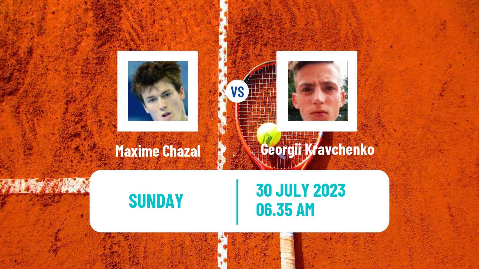 Tennis Luedenscheid Challenger Men Maxime Chazal - Georgii Kravchenko