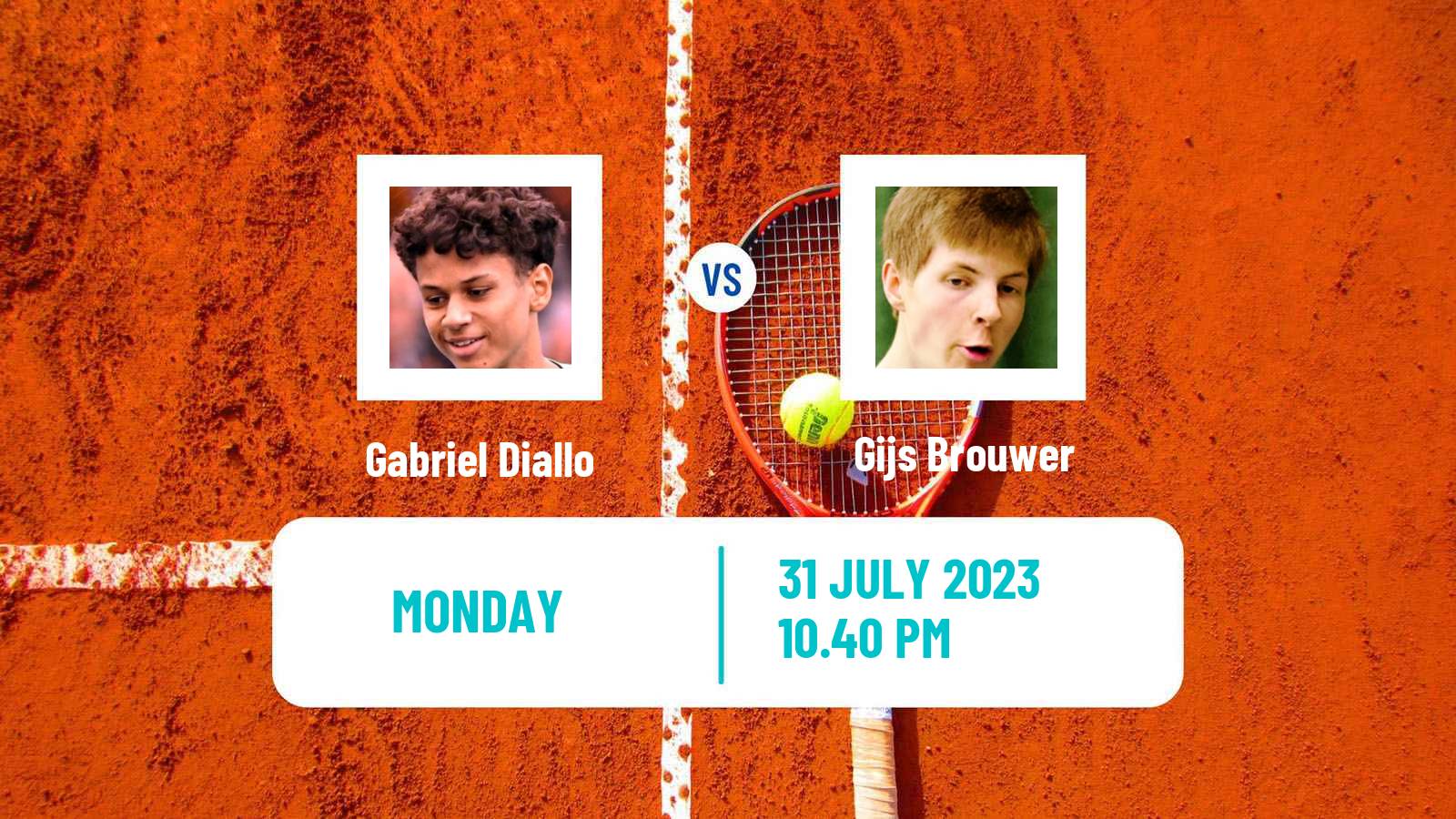 Tennis ATP Los Cabos Gabriel Diallo - Gijs Brouwer