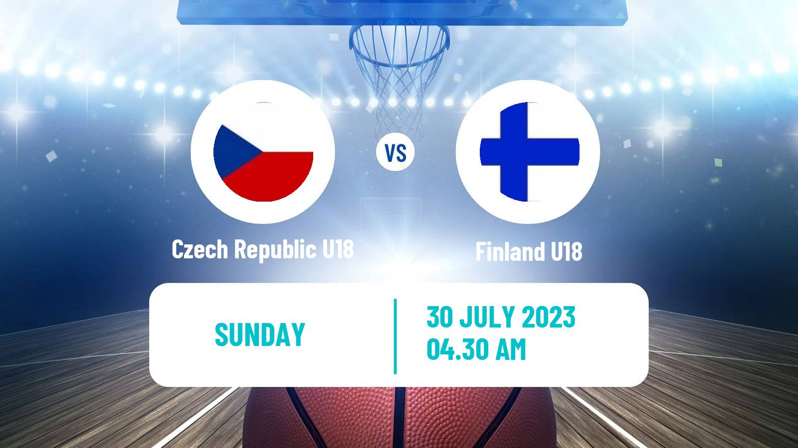 Basketball EuroBasket U18 Czech Republic U18 - Finland U18