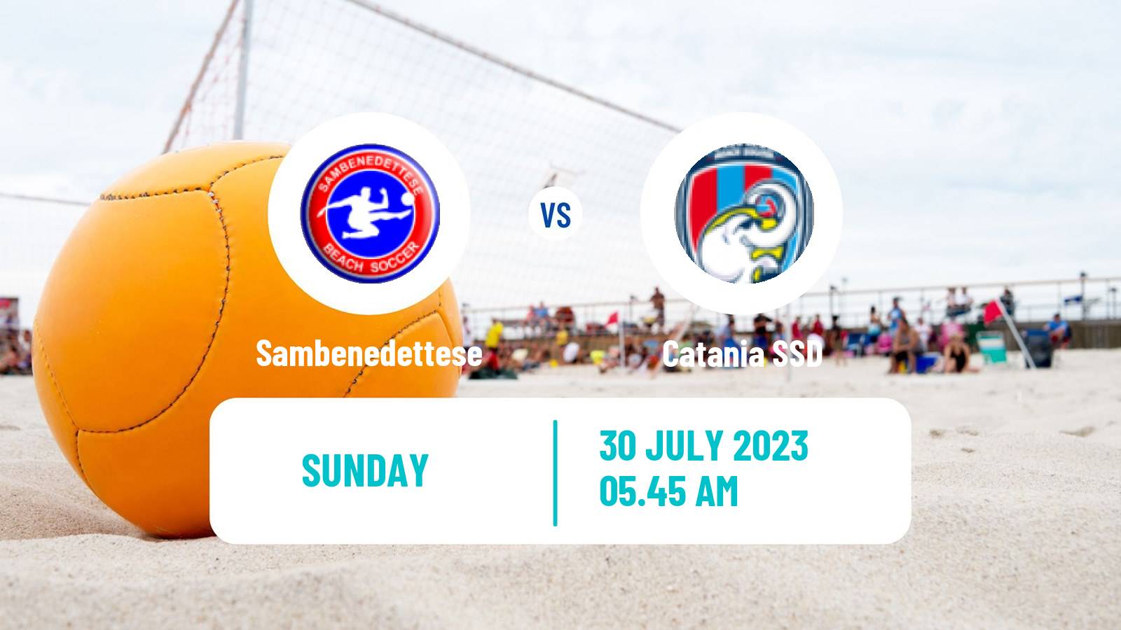 Beach soccer Serie A Sambenedettese - Catania SSD