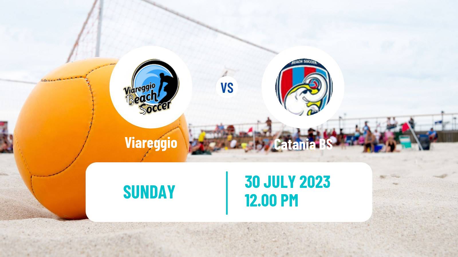 Beach soccer Serie A Viareggio - Catania BS