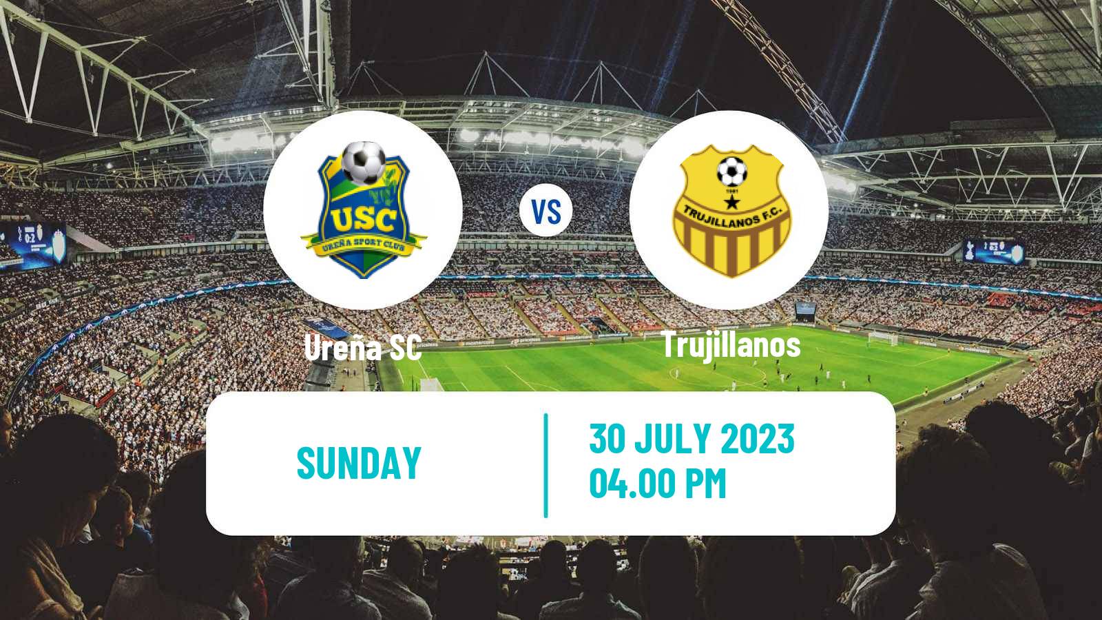 Soccer Venezuelan Segunda Division Ureña - Trujillanos