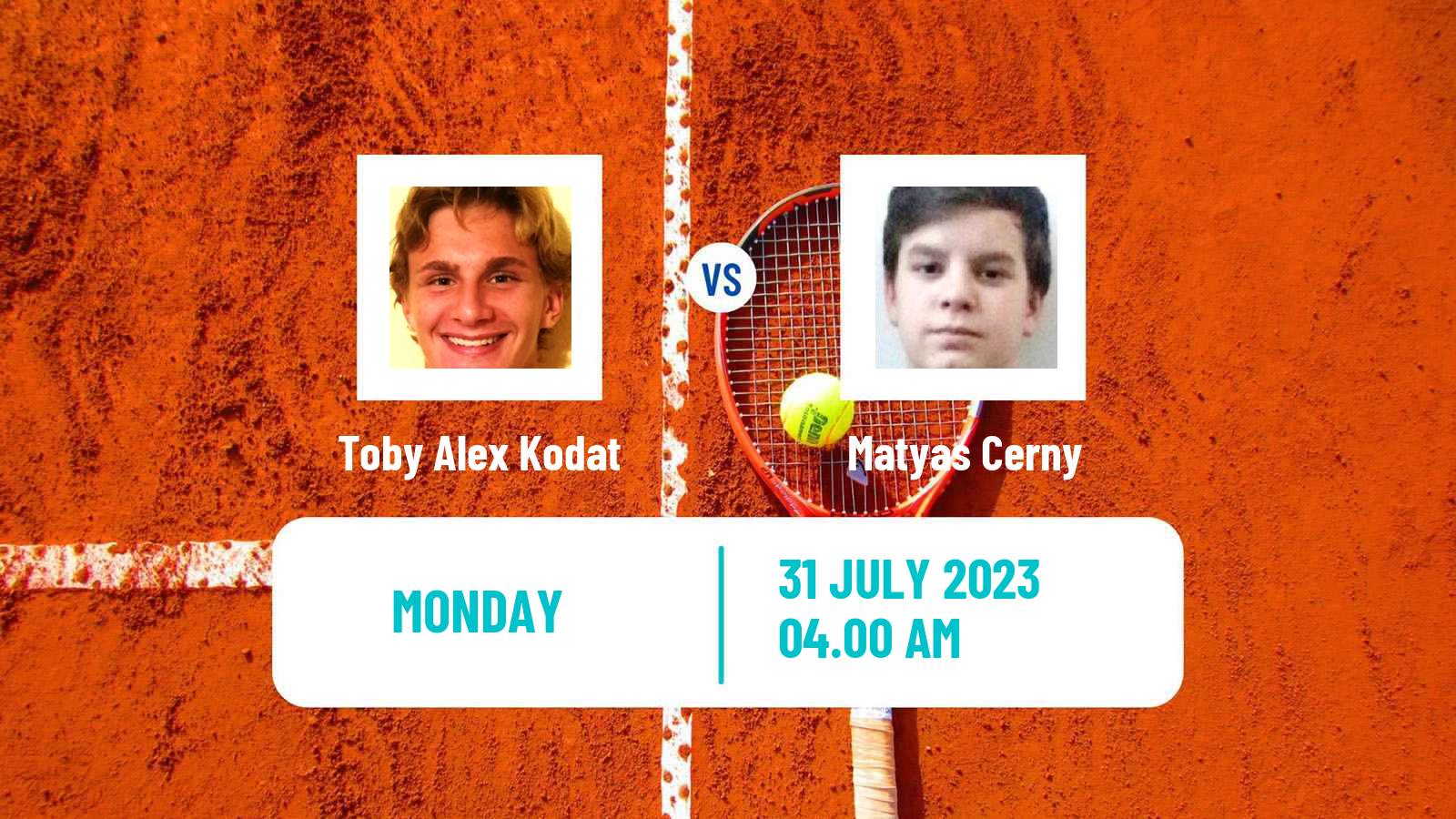 Tennis Liberec Challenger Men Toby Alex Kodat - Matyas Cerny