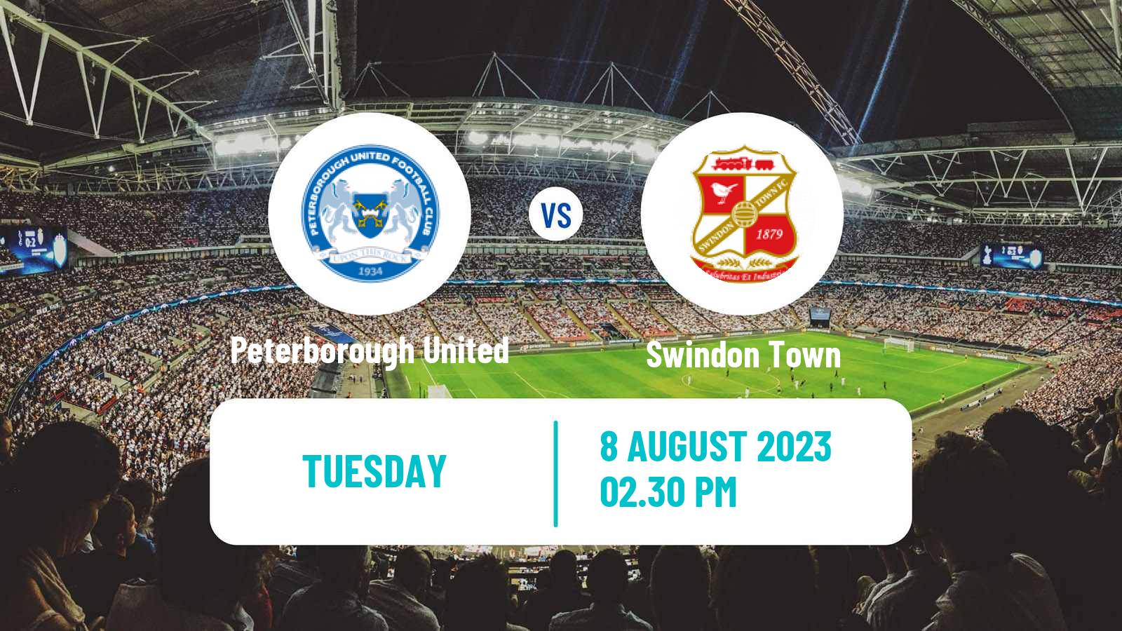 Soccer English League Cup Peterborough United - Swindon Town