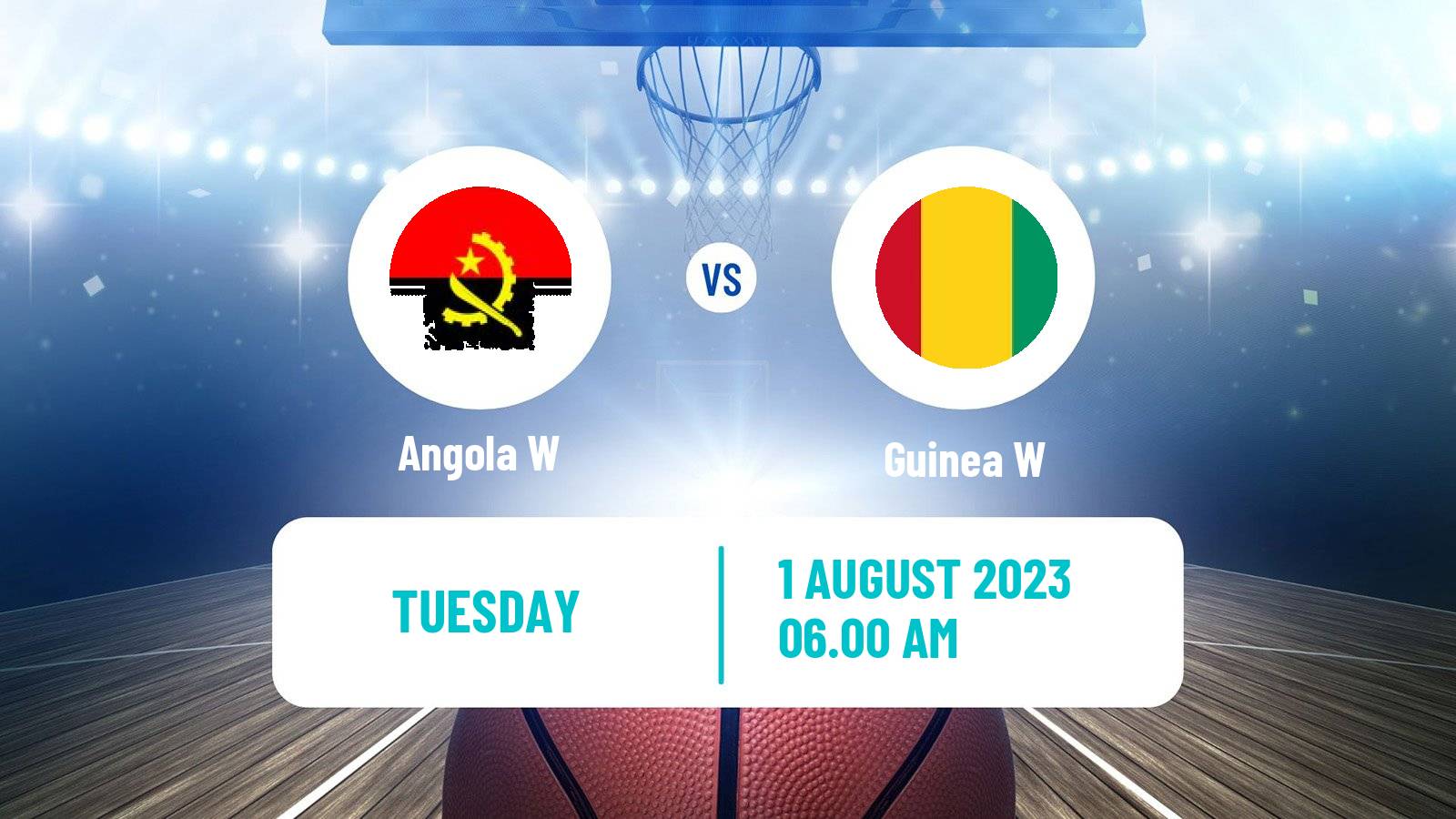 Basketball Afrobasket Women Angola W - Guinea W