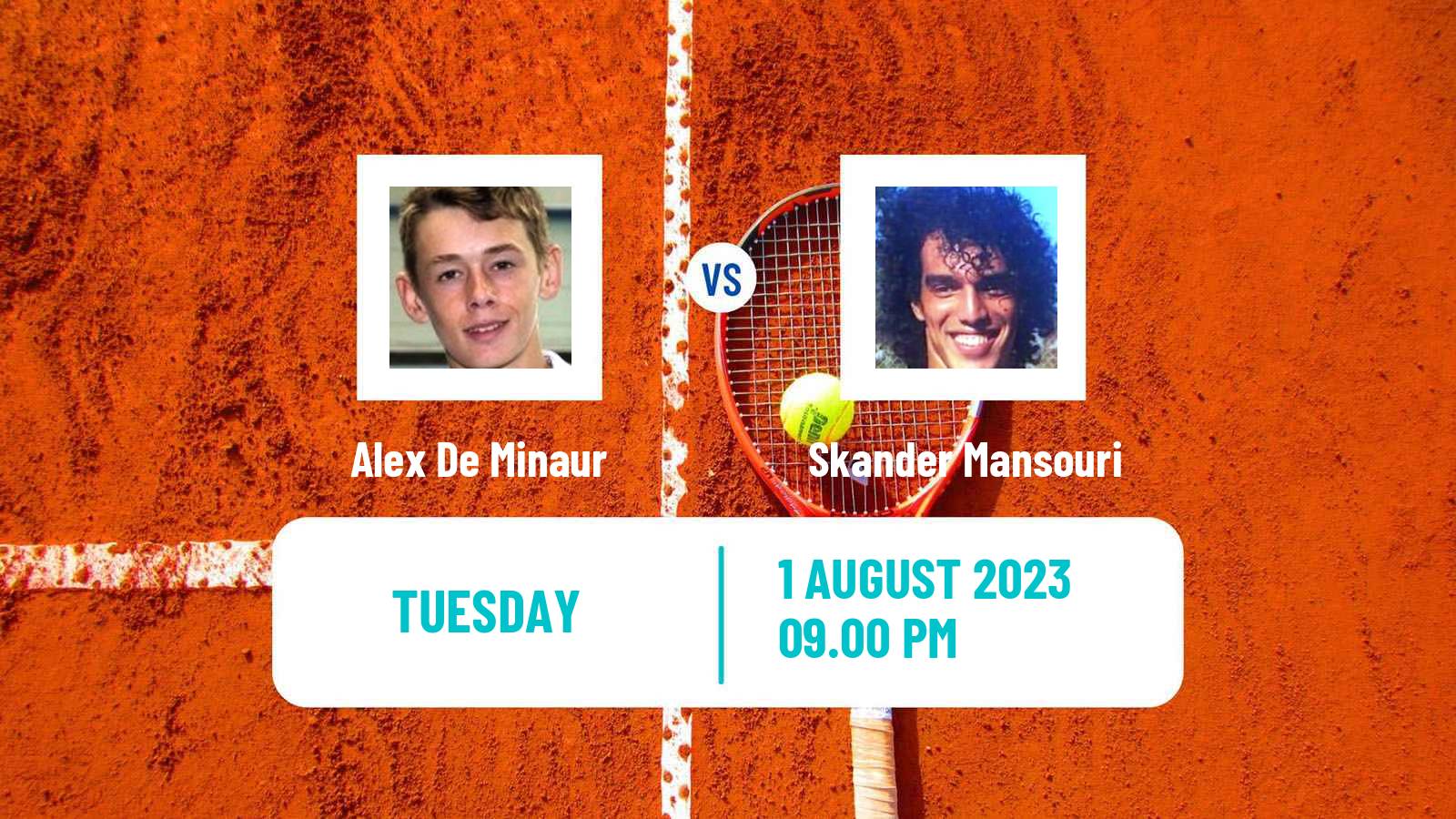 Tennis ATP Los Cabos Alex De Minaur - Skander Mansouri