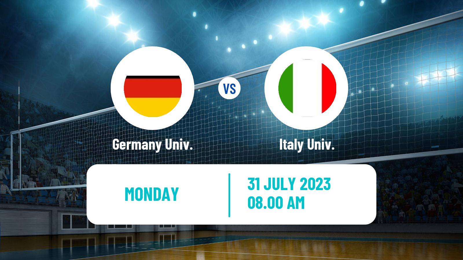 Volleyball Universiade Volleyball Germany Univ. - Italy Univ.