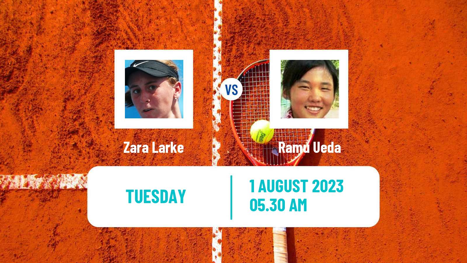 Tennis ITF W15 Caloundra 3 Women 2023 Zara Larke - Ramu Ueda