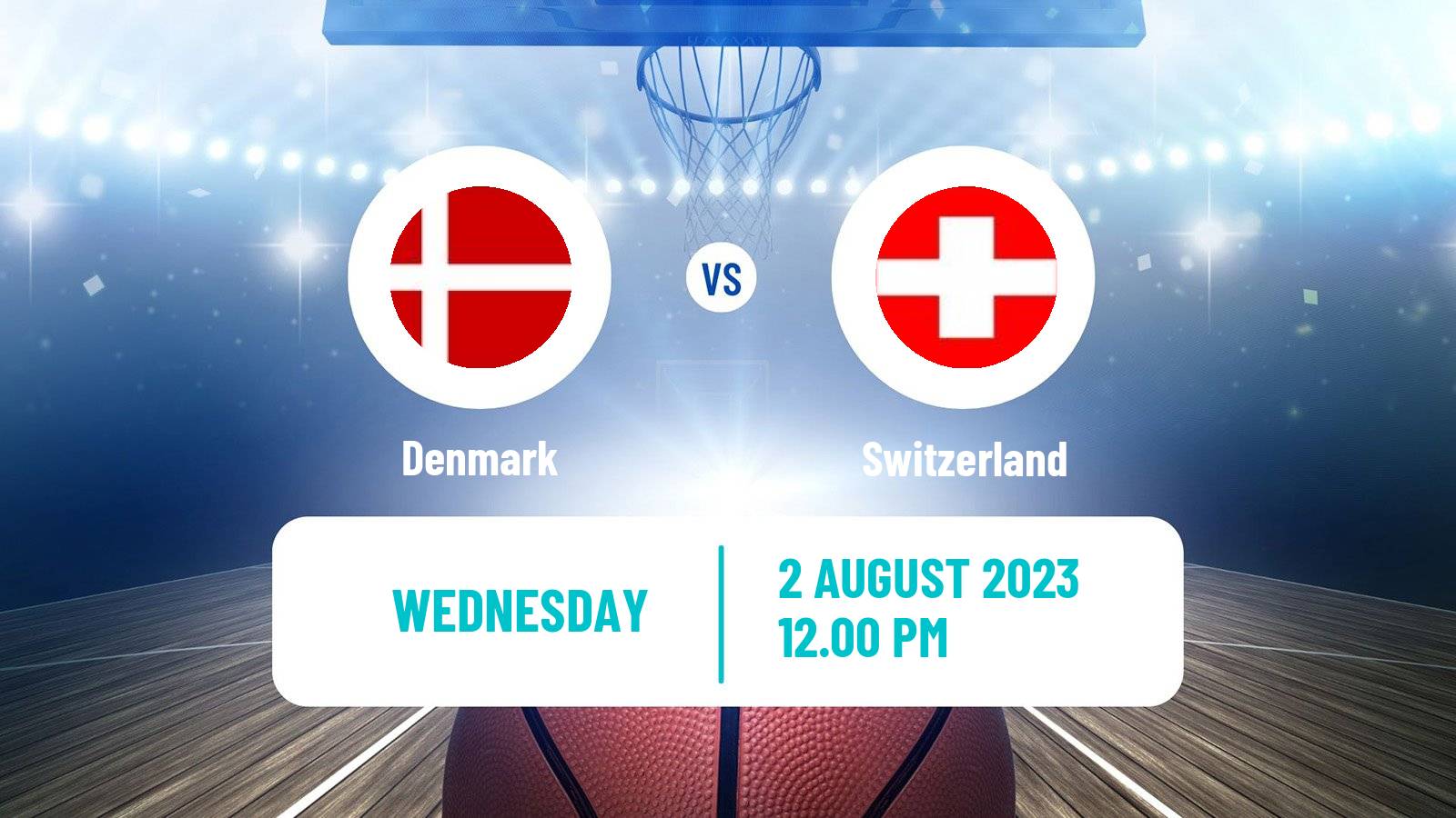 Basketball EuroBasket Denmark - Switzerland