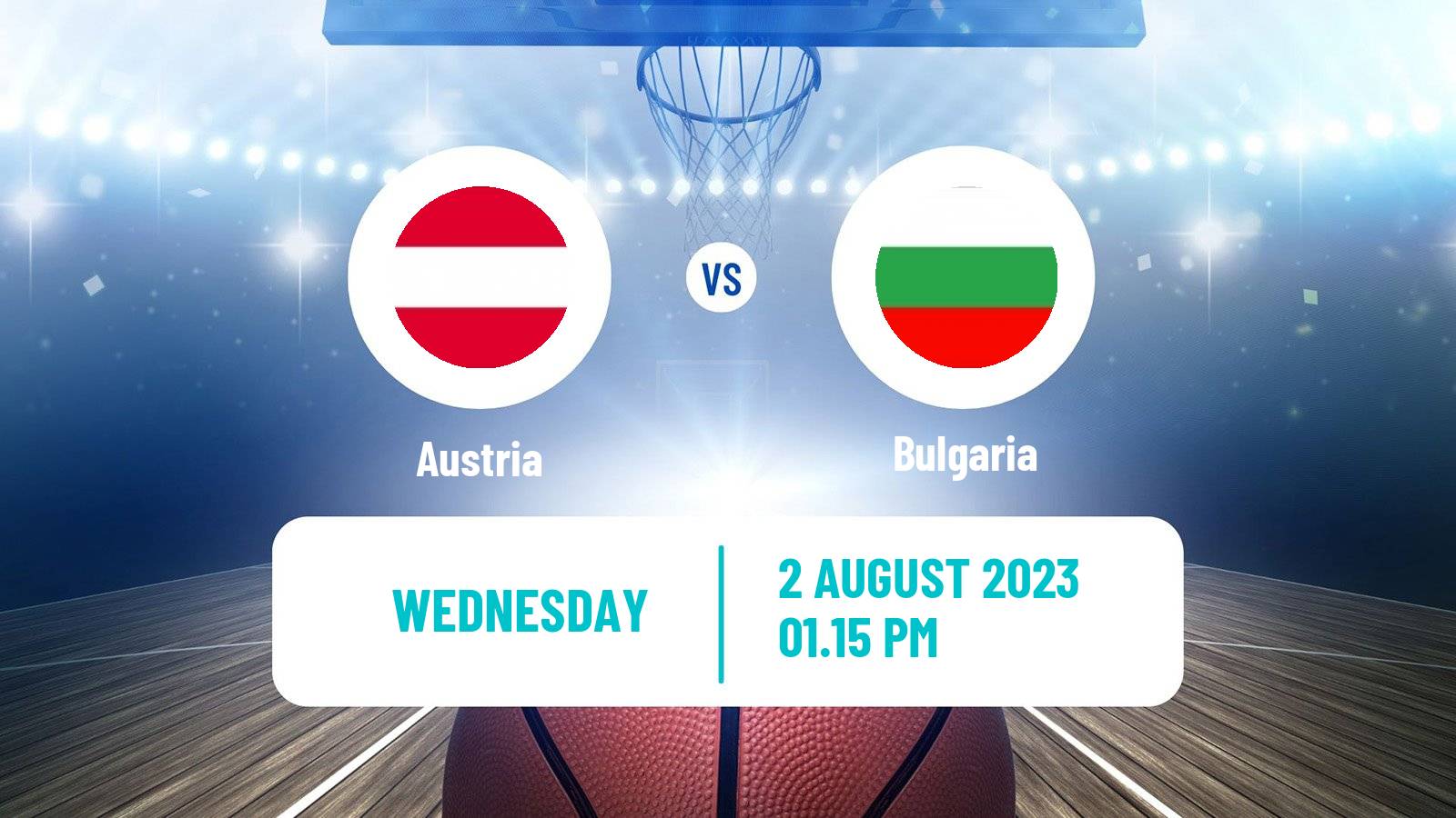 Basketball EuroBasket Austria - Bulgaria