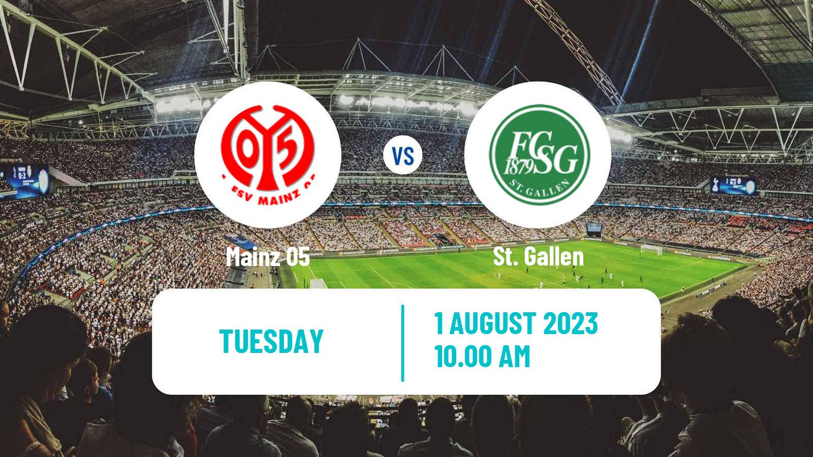 Soccer Club Friendly Mainz - St. Gallen
