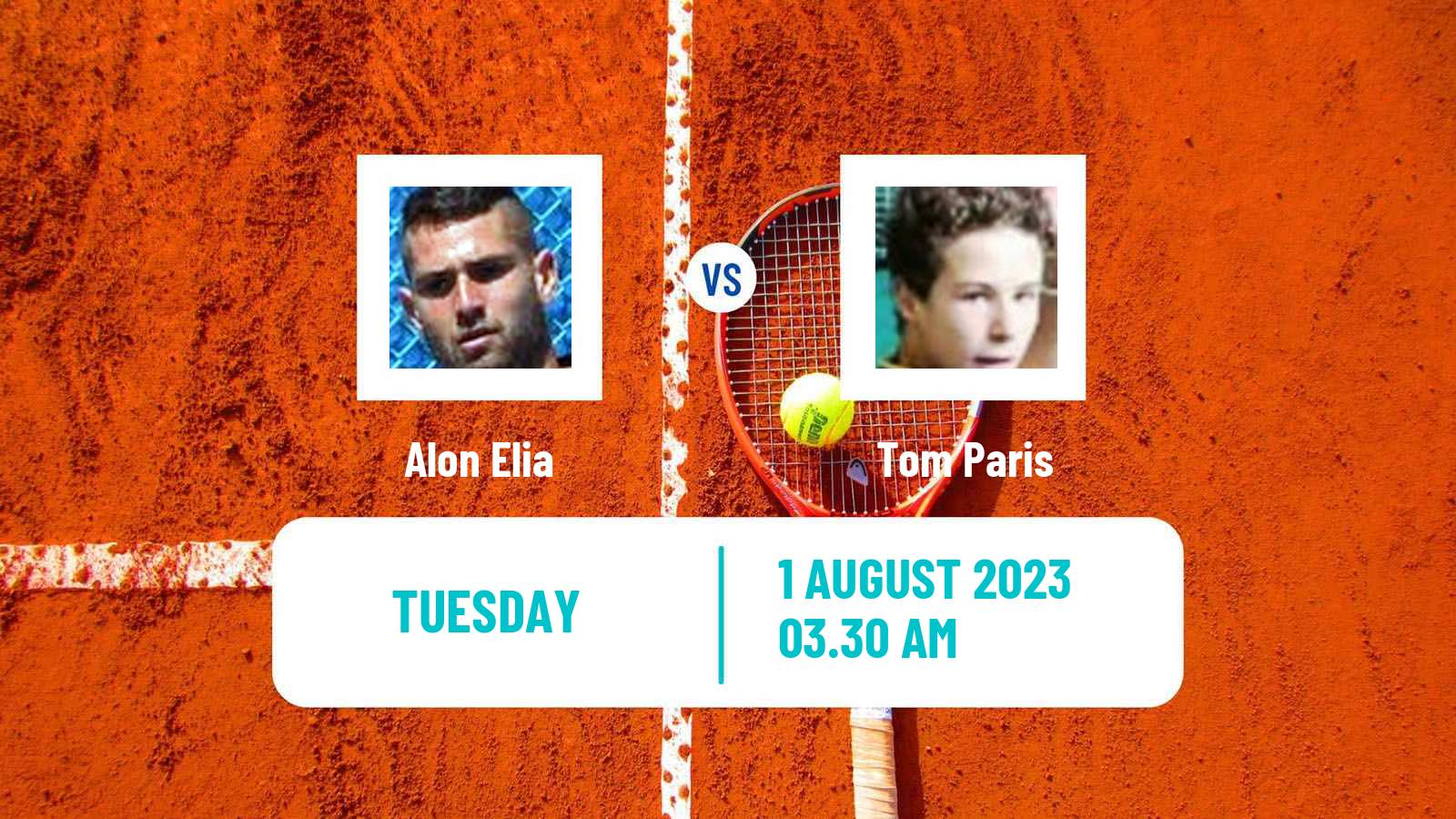 Tennis ITF M15 Raanana Men Alon Elia - Tom Paris