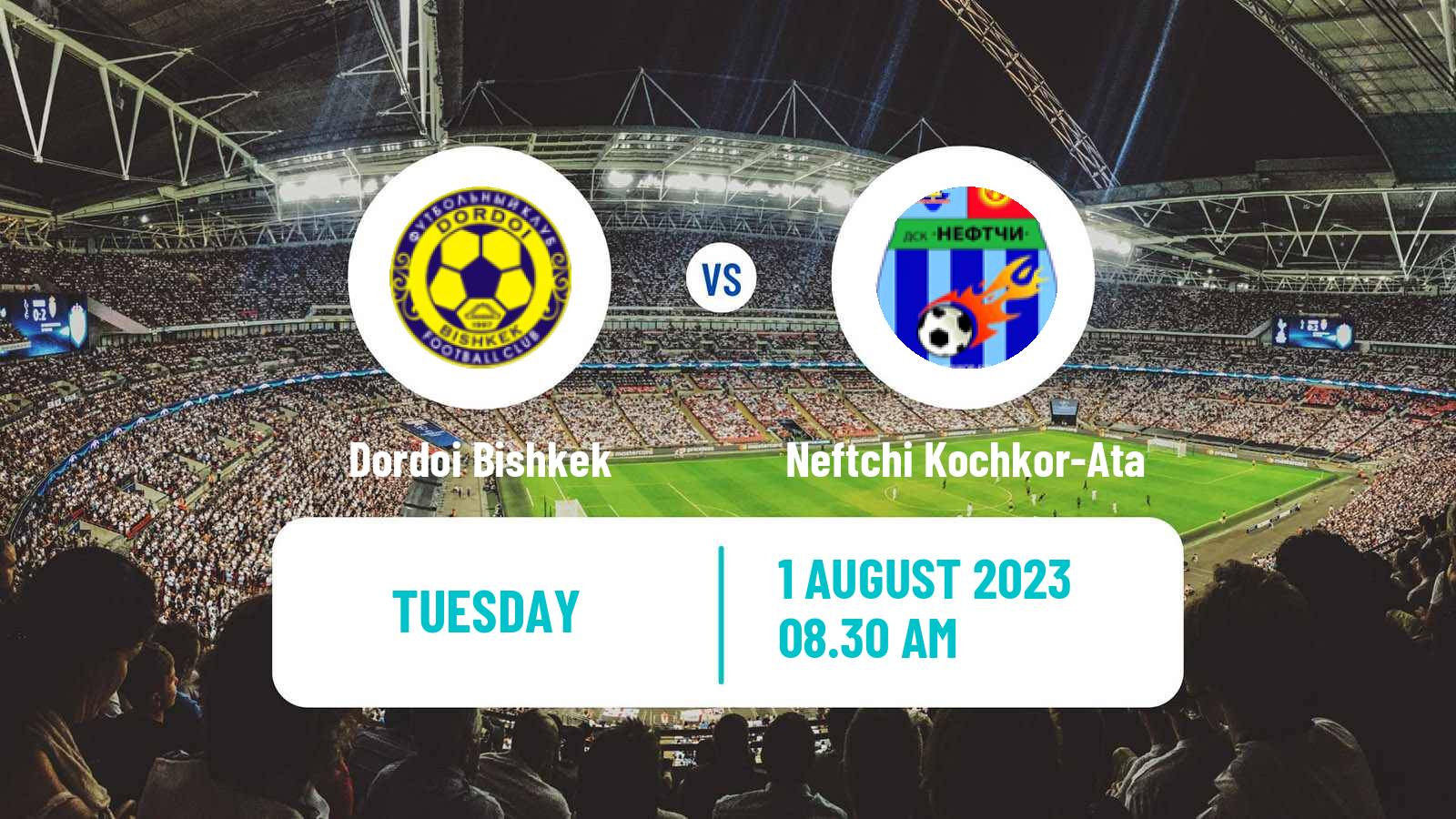 Soccer Kyrgyzstan Premier Liga Dordoi Bishkek - Neftchi Kochkor-Ata