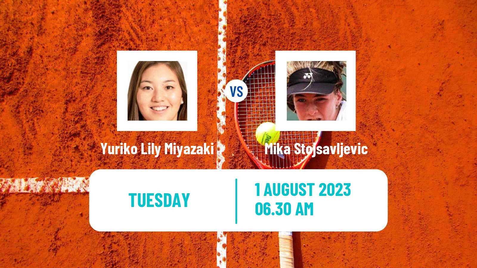 Tennis ITF W25 Foxhills Women Yuriko Lily Miyazaki - Mika Stojsavljevic